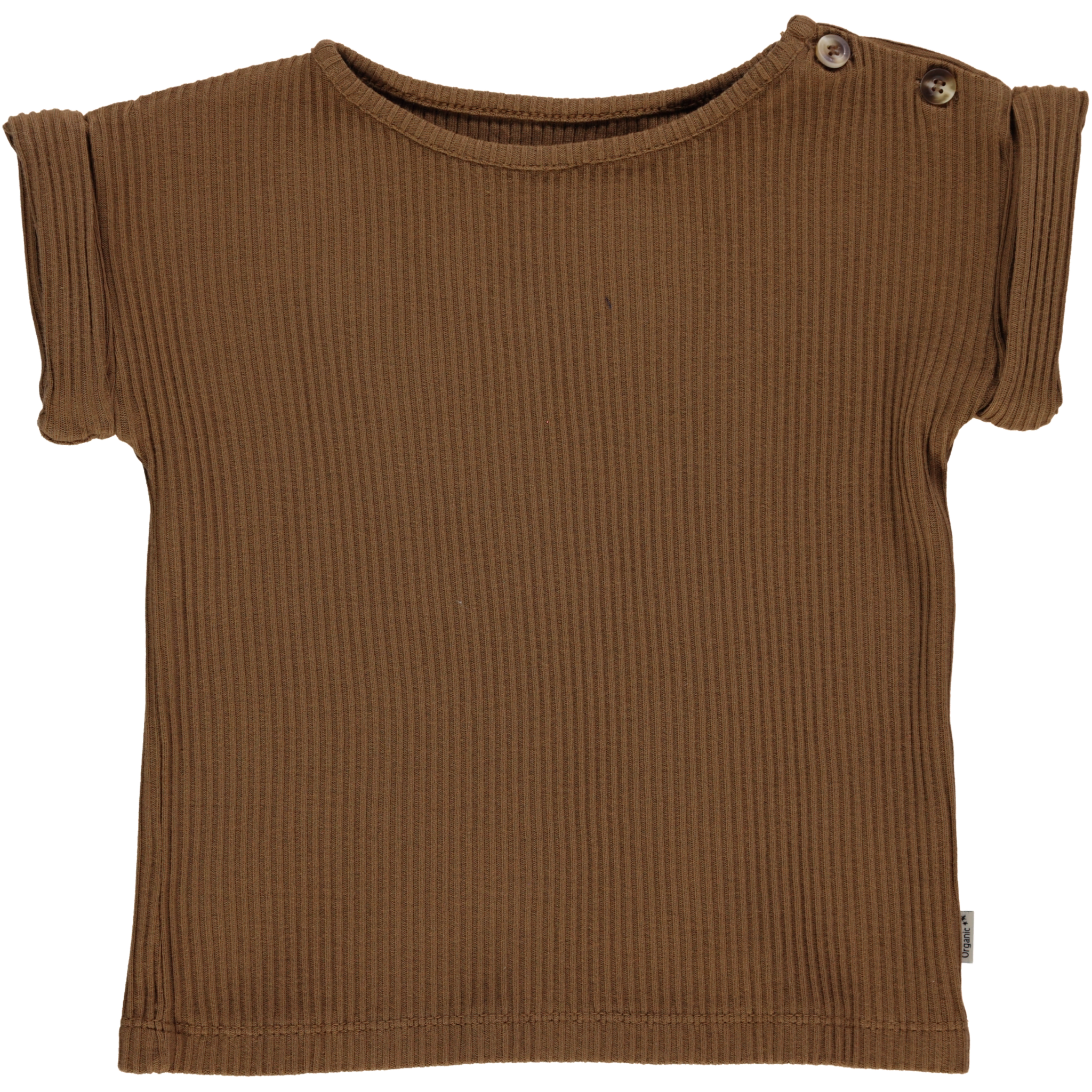 poudre organic T-SHIRT BOURRACHE CÔTELÉ Nuthatch