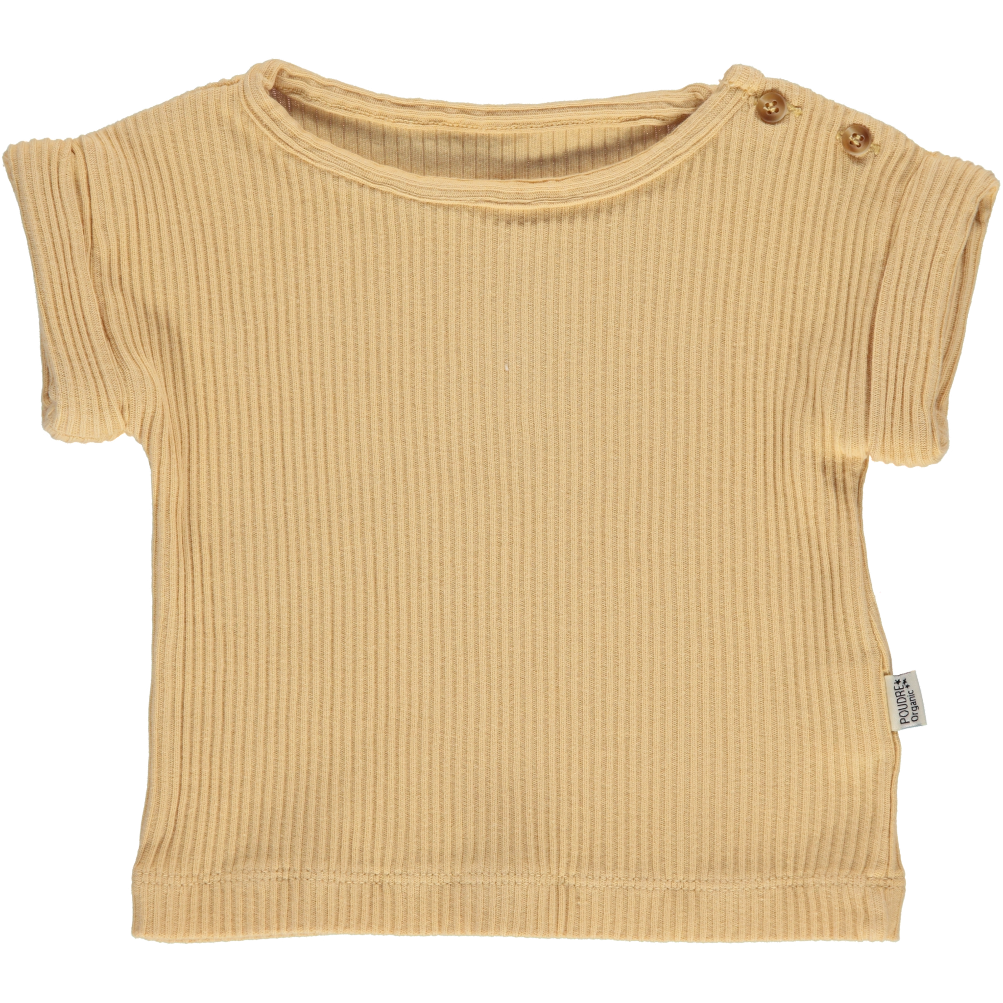 poudre organic T-SHIRT BOURRACHE CÔTELÉ Sahara Sun