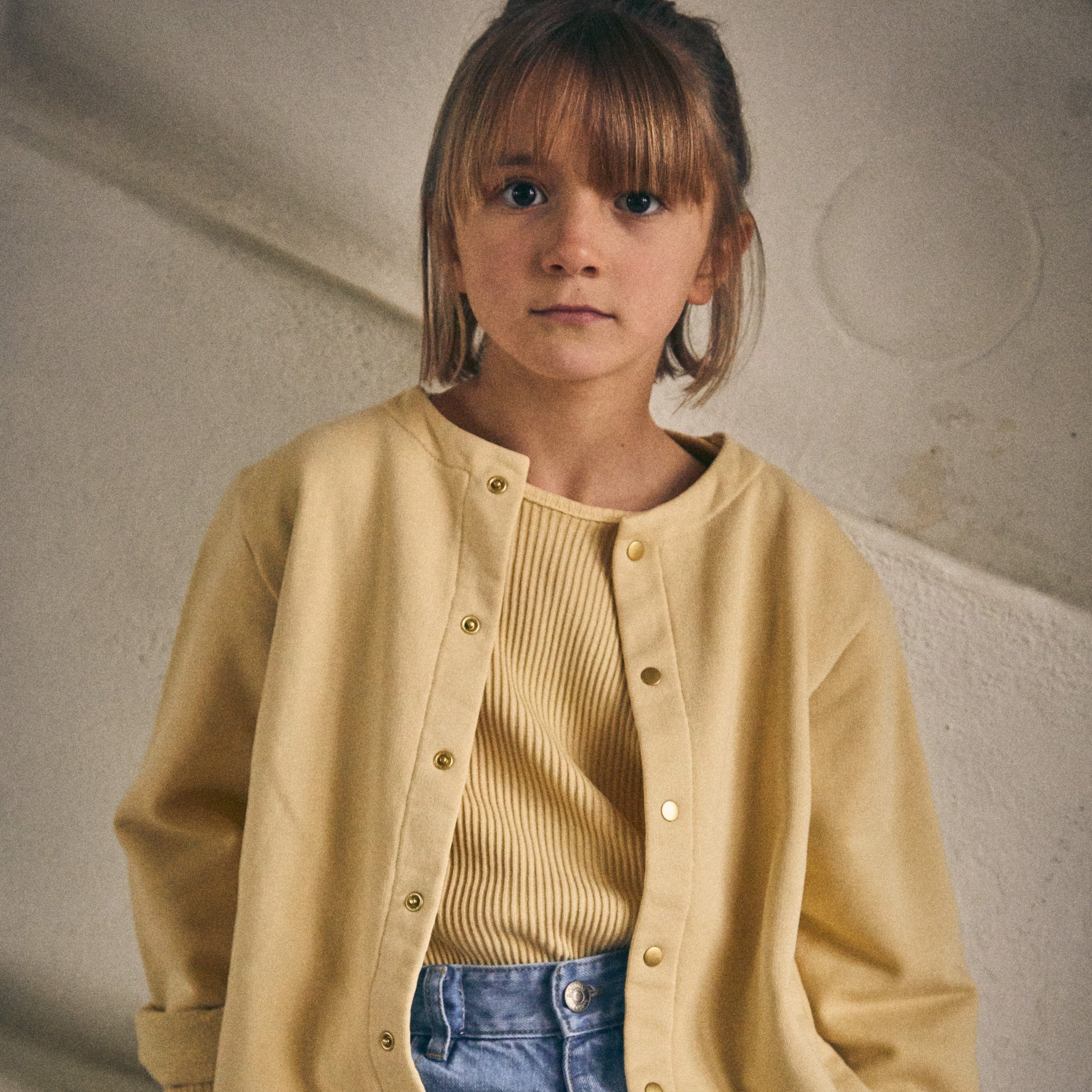 Poudre Organic T-SHIRT OLIVE CÔTELÉ Sahara Sun