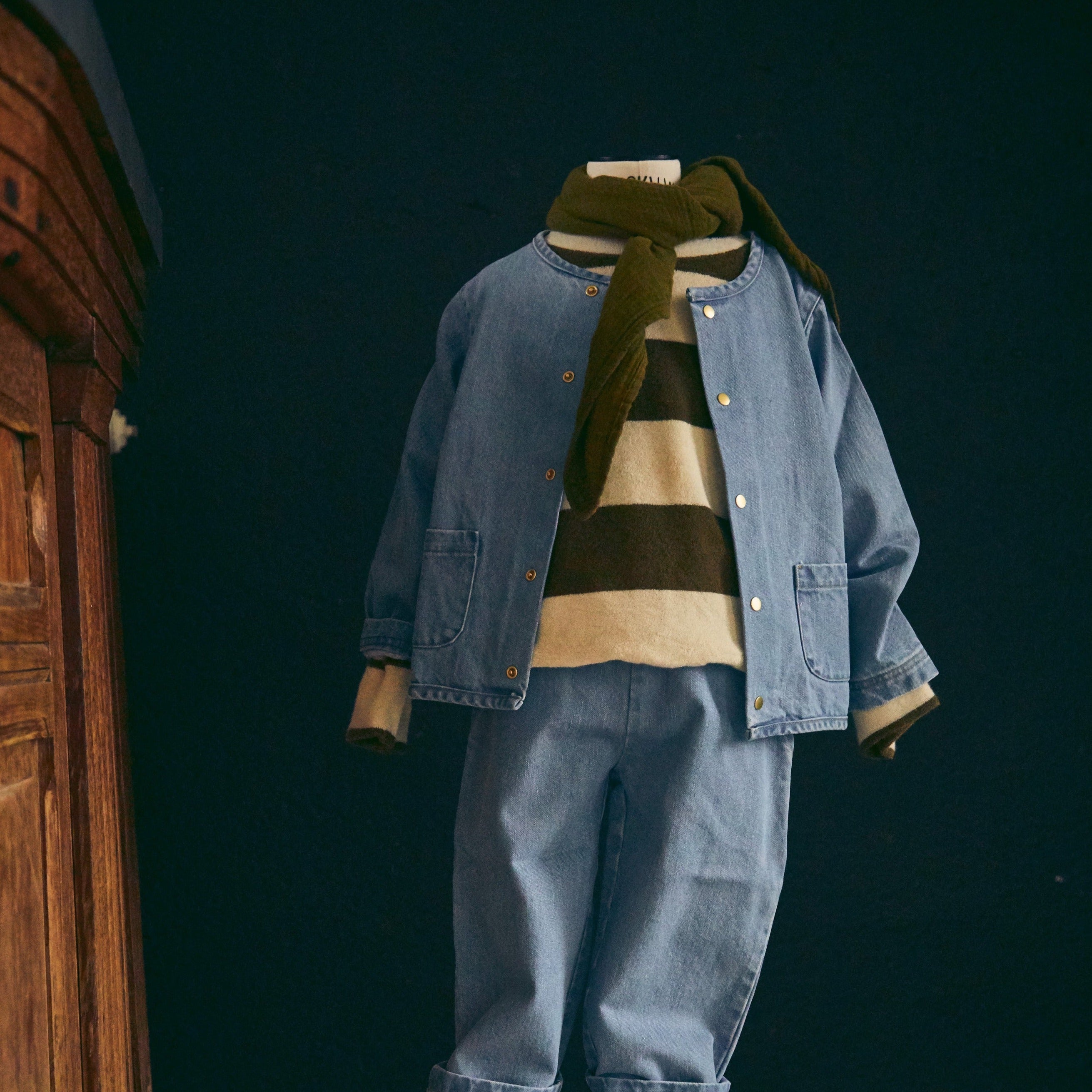 Poudre Organic VESTE MANIOC Denim Blue