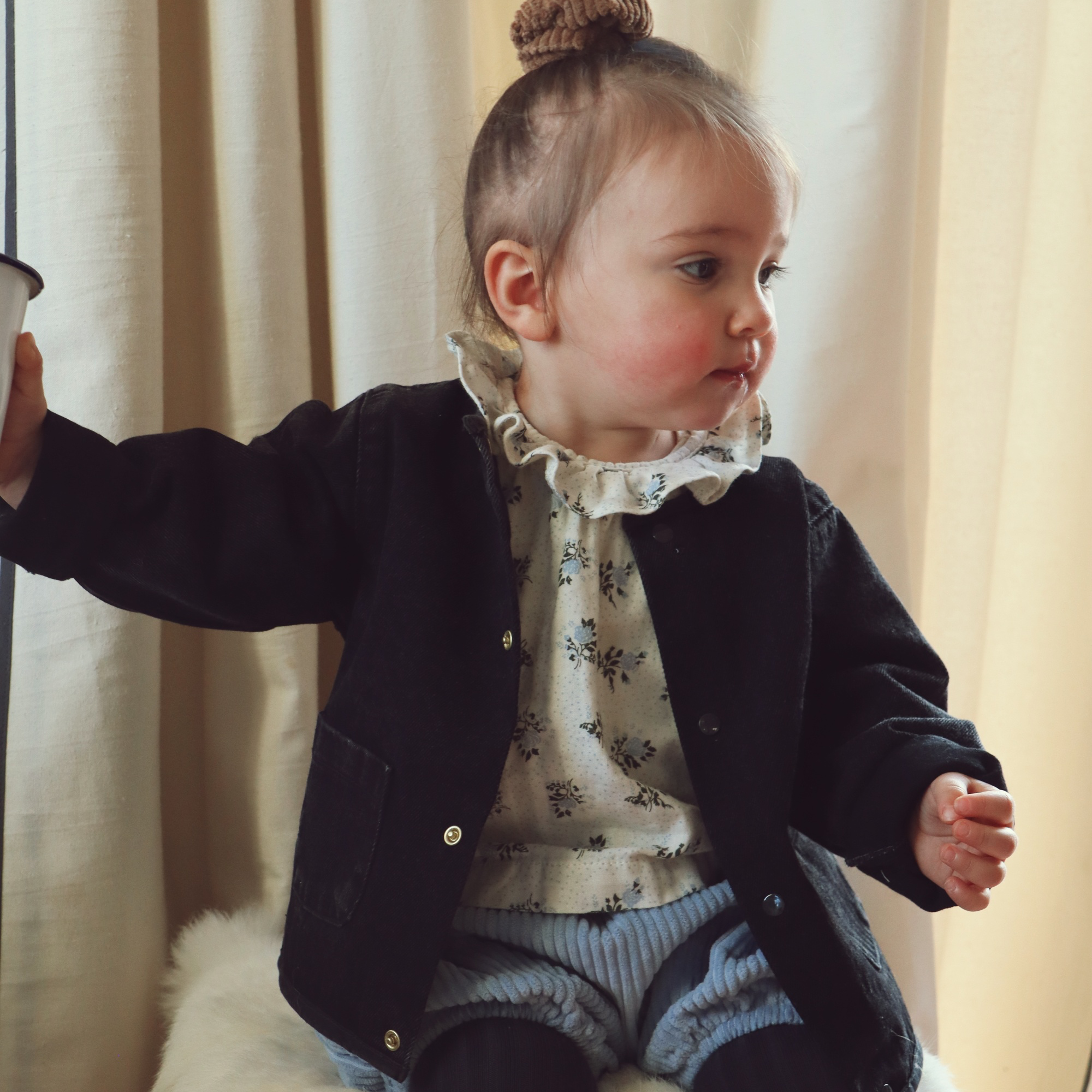 Poudre Organic VESTE MANIOC Denim Noir