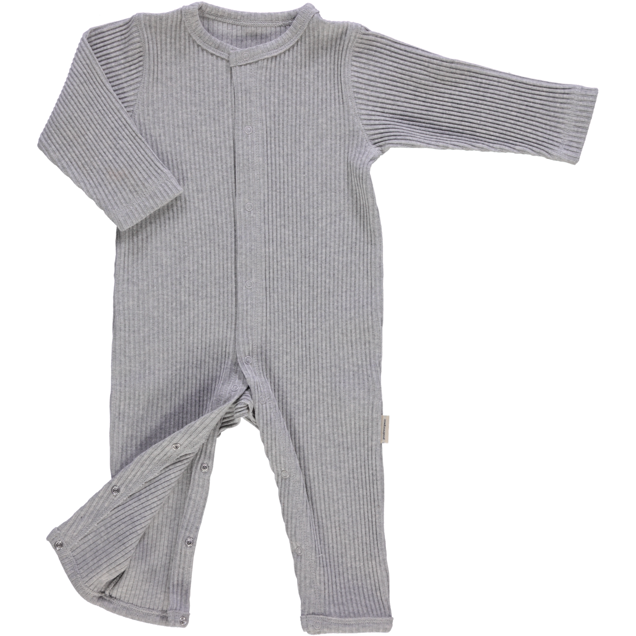 Poudre Organic PYJAMA AIRELLE CÔTELÉ Gris Clair Chiné