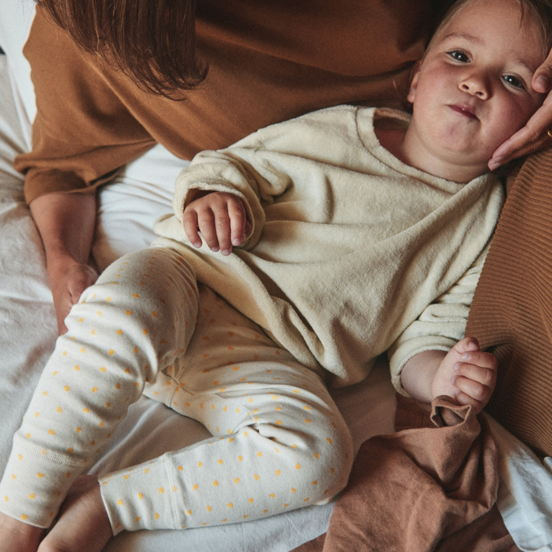 Poudre Organic SWEATSHIRT CASSANDRE ÉPONGE Almond Milk