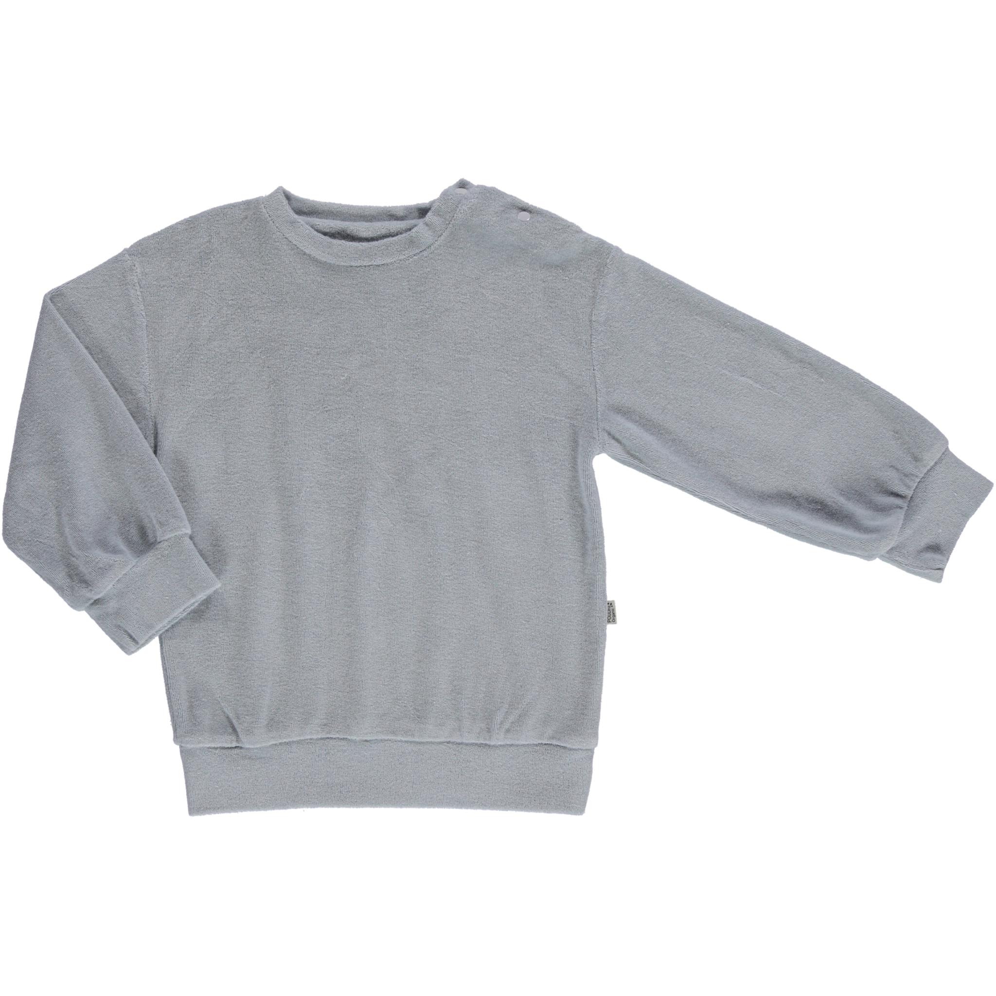 poudre organic SWEATSHIRT CASSANDRE ÉPONGE Pearl Blue