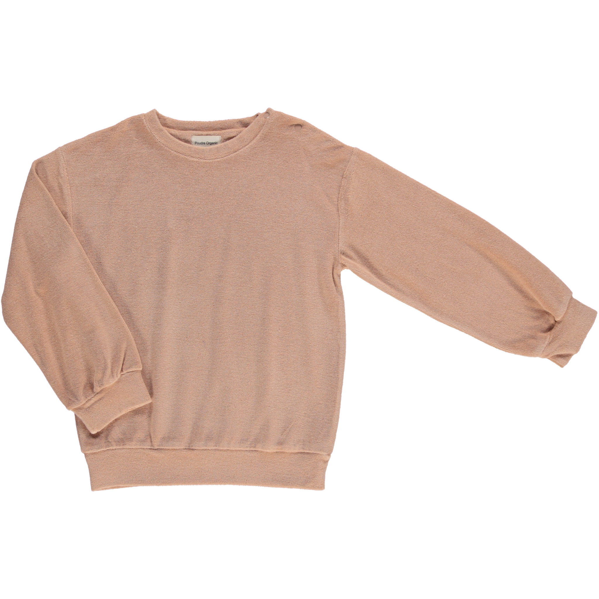 poudre organic SWEATSHIRT CASSANDRE ÉPONGE Toasted Almond