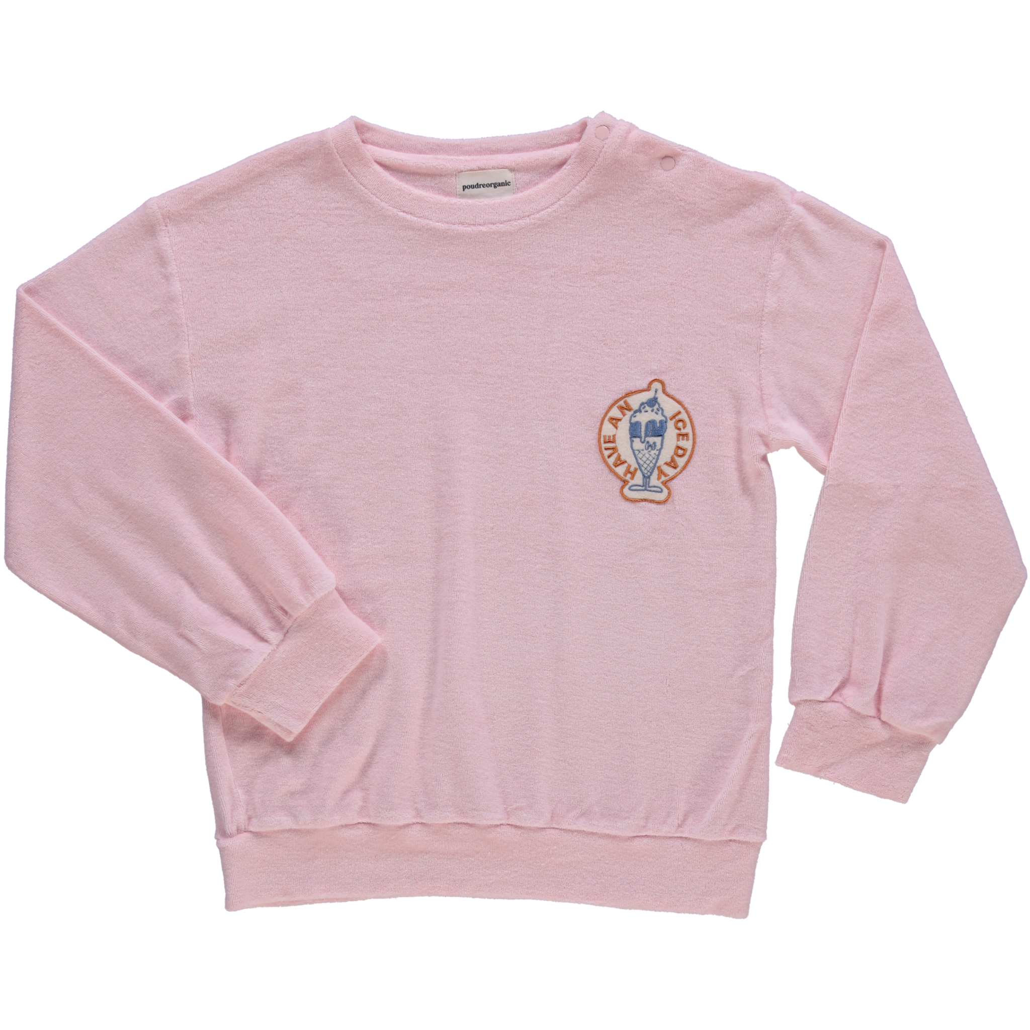Poudre Organic SWEATSHIRT CASSANDRE ICE-CREAM Rose Quartz