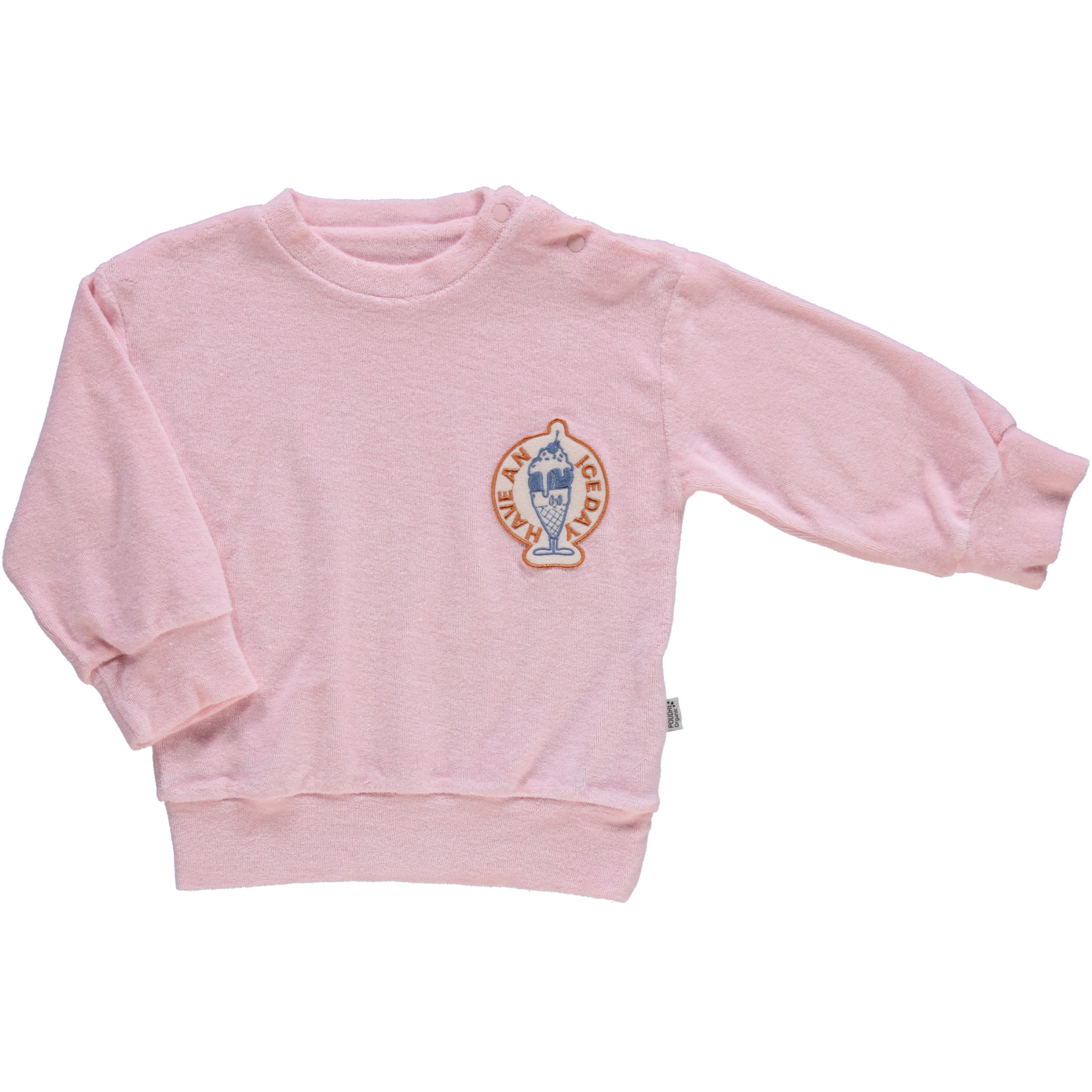 poudre organic SWEATSHIRT CASSANDRE ICE-CREAM Rose Quartz