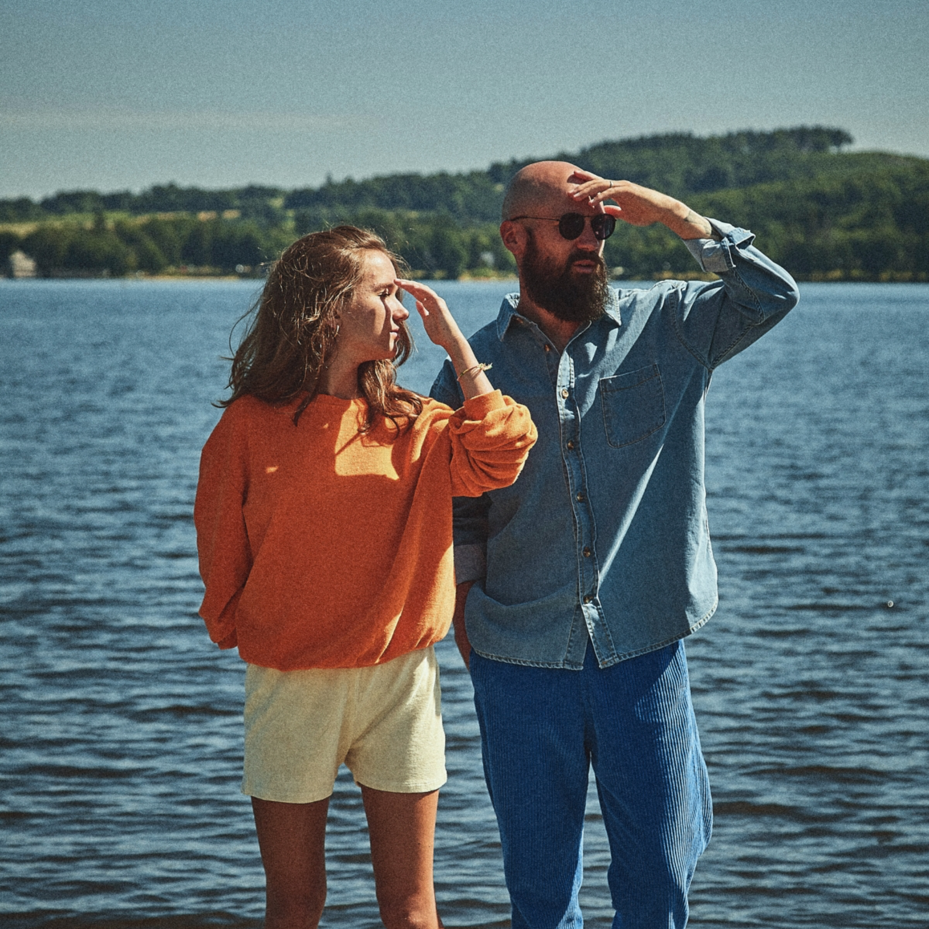 Poudre Organic SWEATSHIRT JOJOBA ÉPONGE Russet Orange