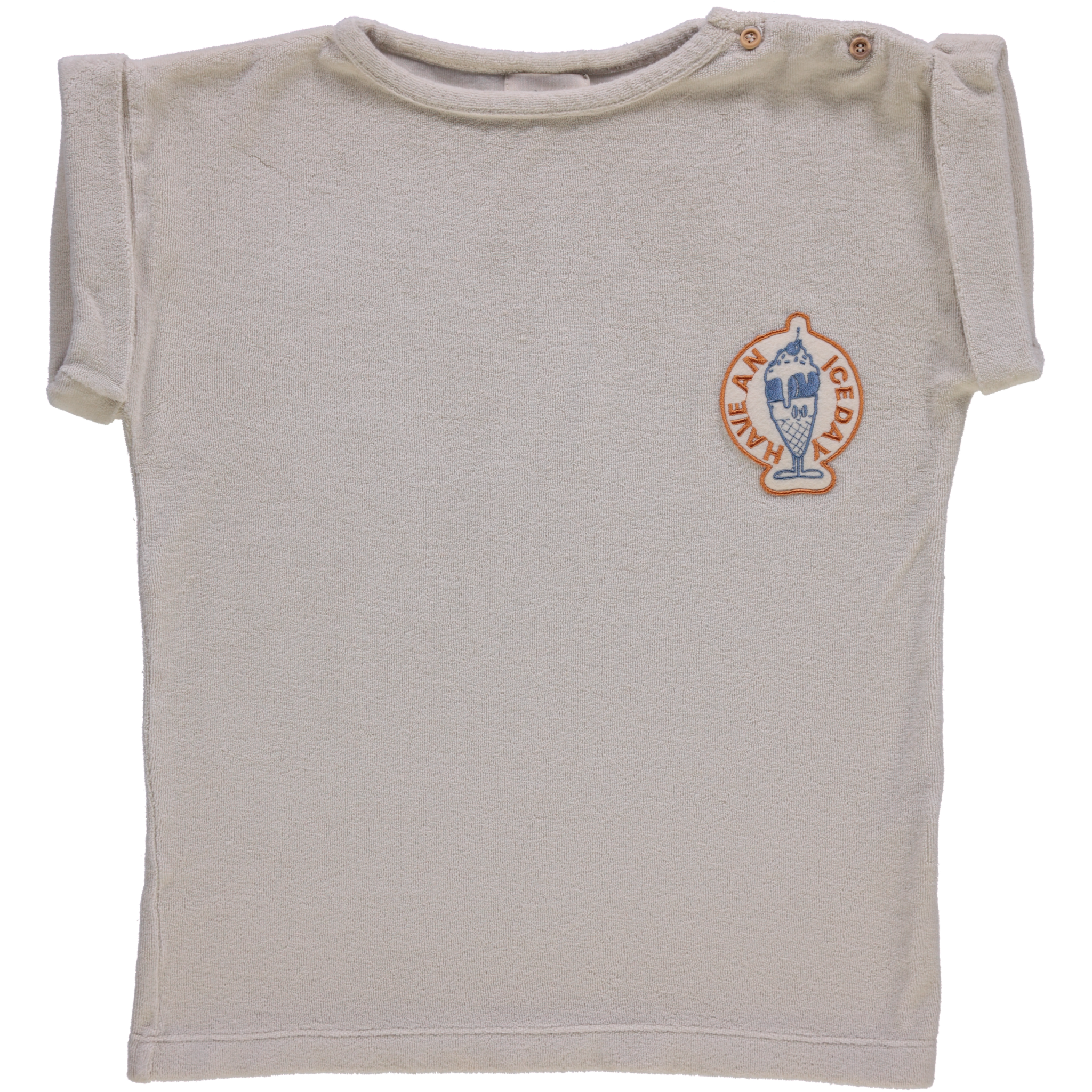 Poudre Organic T-SHIRT LAURIER ICE-CREAM Almond Milk