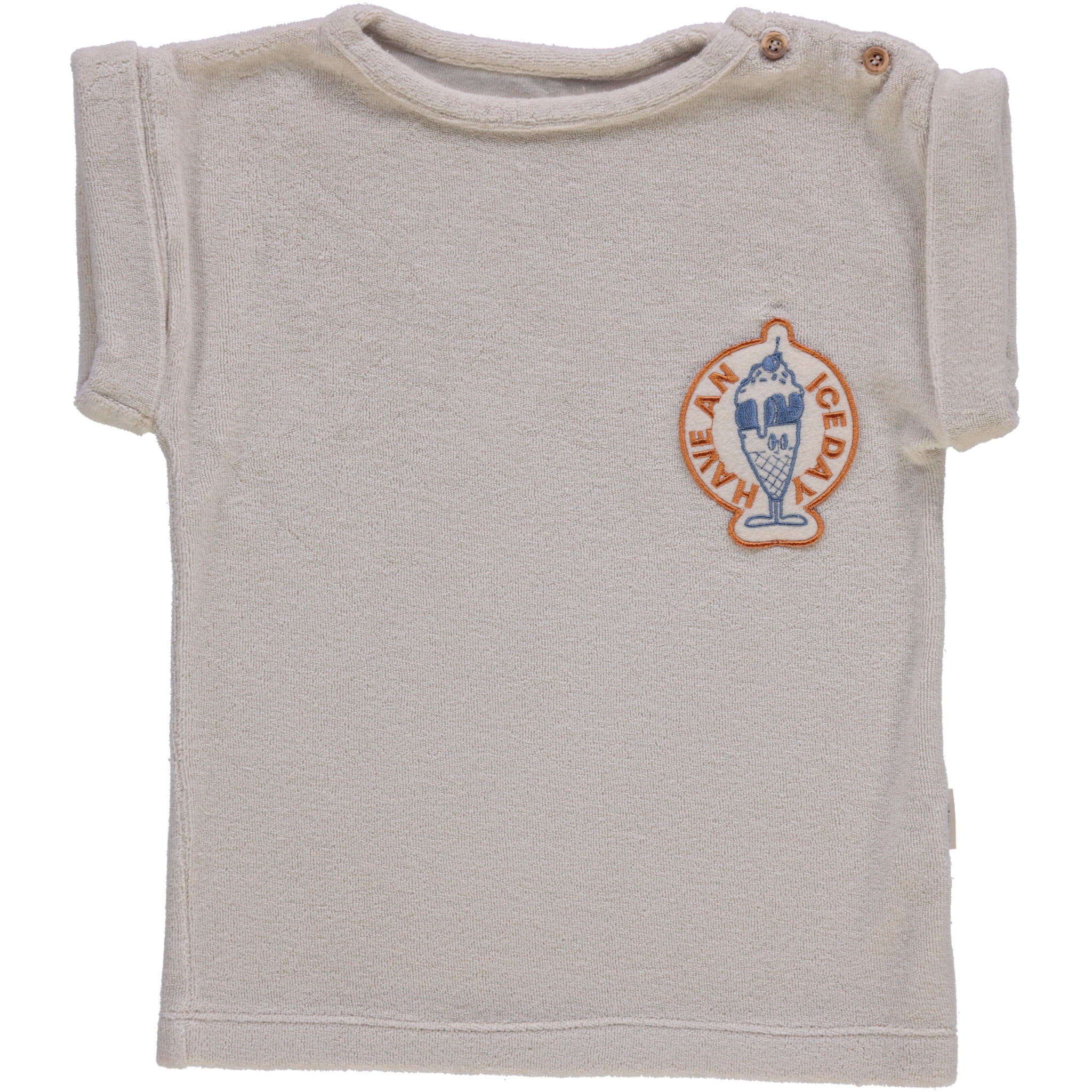 poudre organic T-SHIRT LAURIER ICE-CREAM Almond Milk