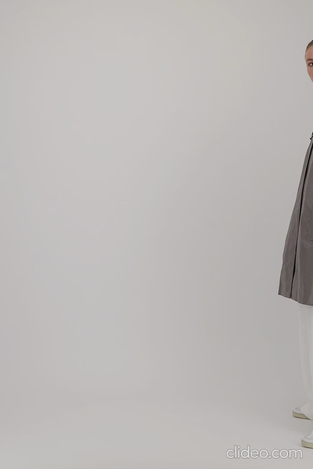 Pret Pour Partir PARKA DÉPERLANTE AVERSE EN LIN ENDUIT ET COTON DÉPERLANTS BRONZE