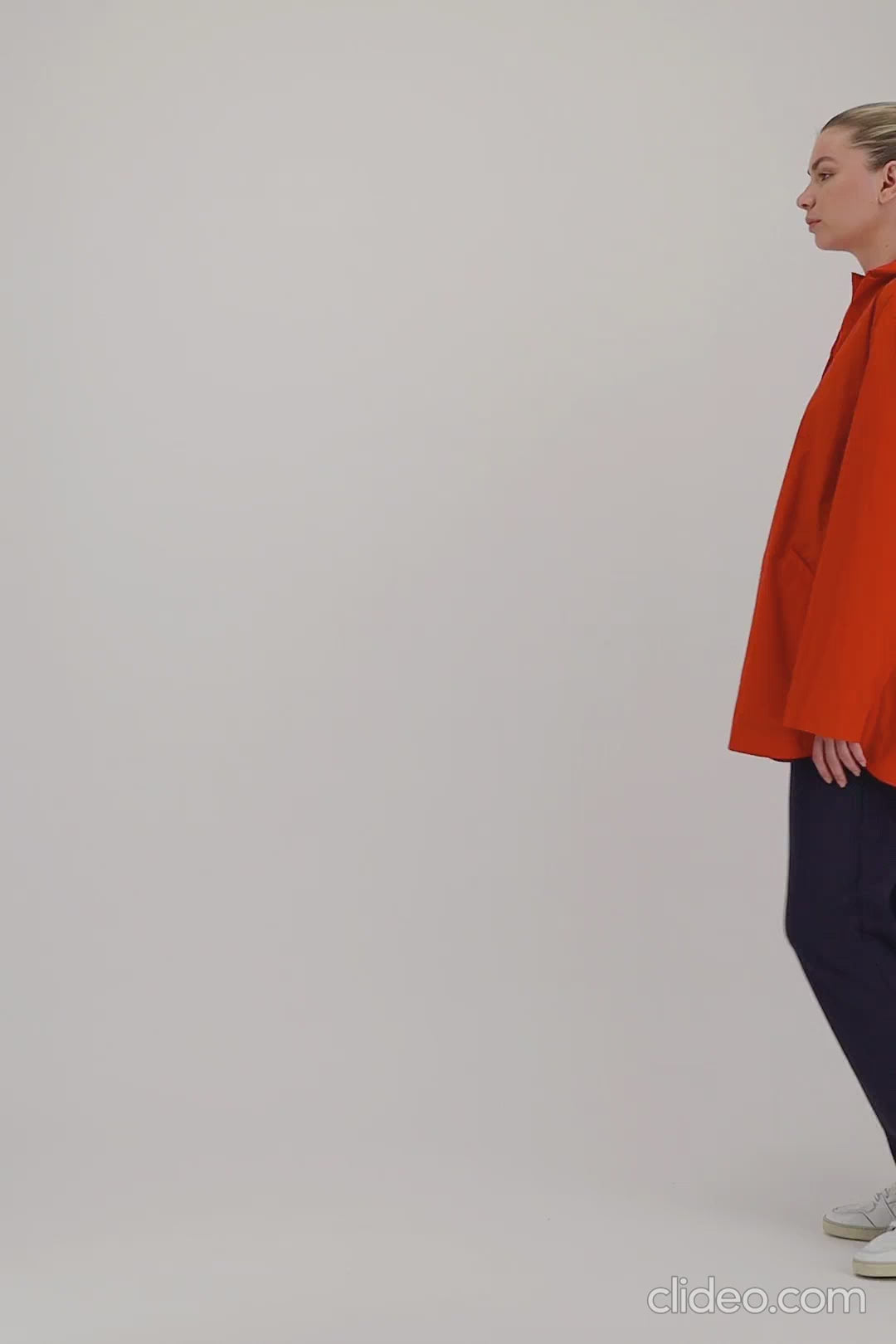Pret Pour Partir PARKA DÉPERLANTE LAURA EN COTON ORANGE