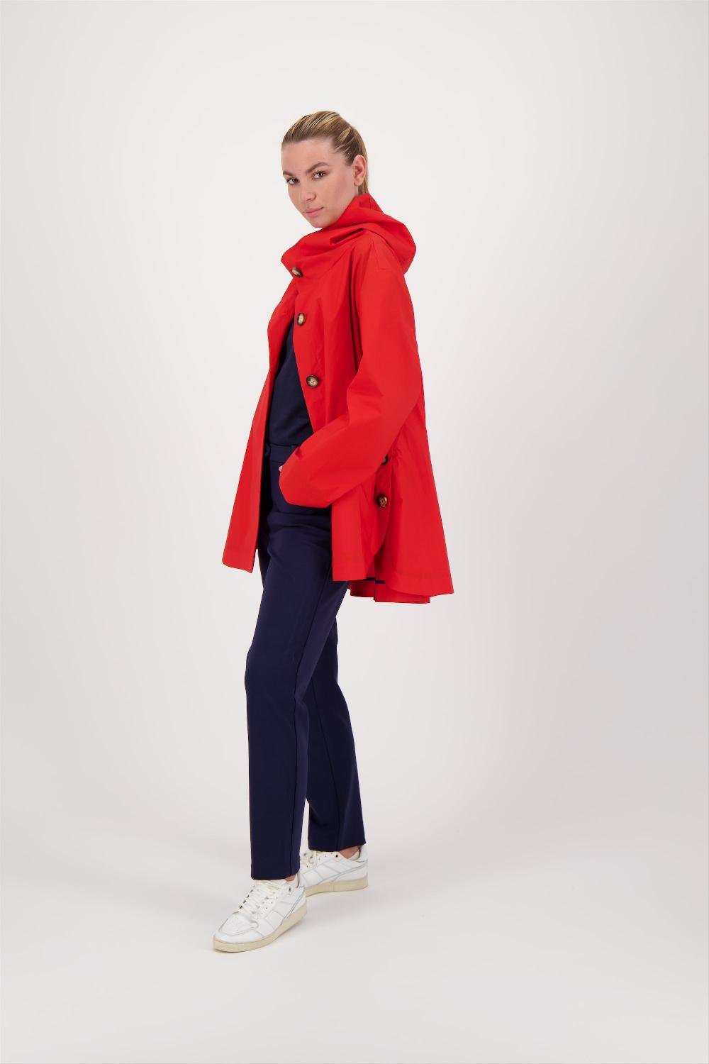 Pret Pour Partir PARKA DÉPERLANTE LAURA EN COTON ORANGE