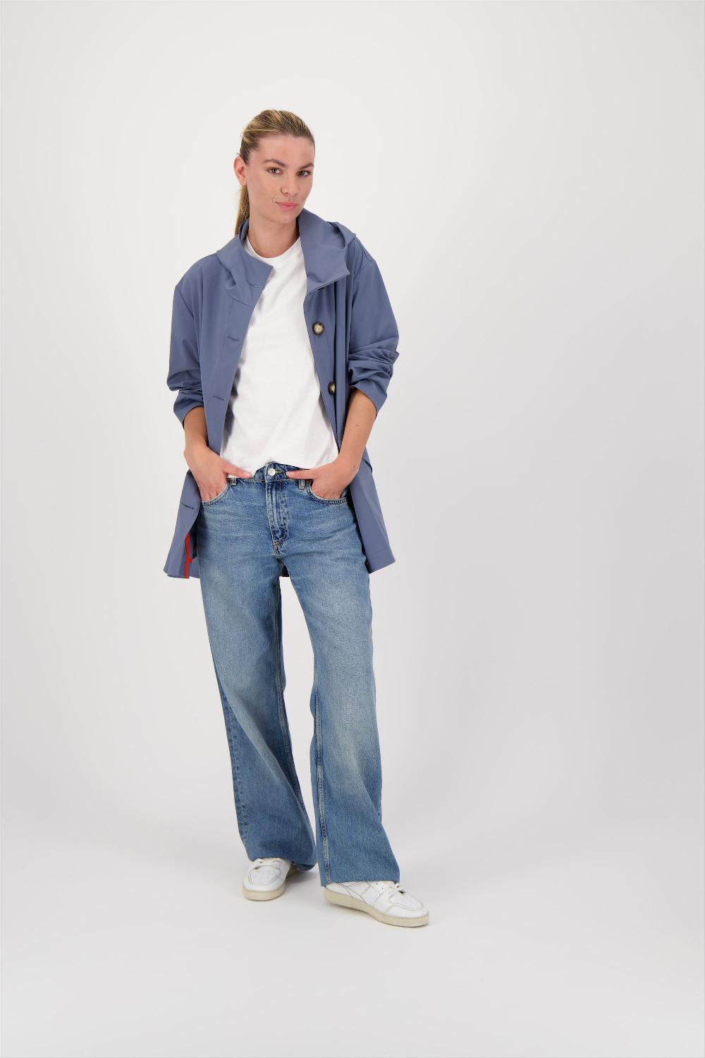 Pret Pour Partir PARKA DÉPERLANTE LAURA EN POLYAMIDE BISTRETCH ARDOISE