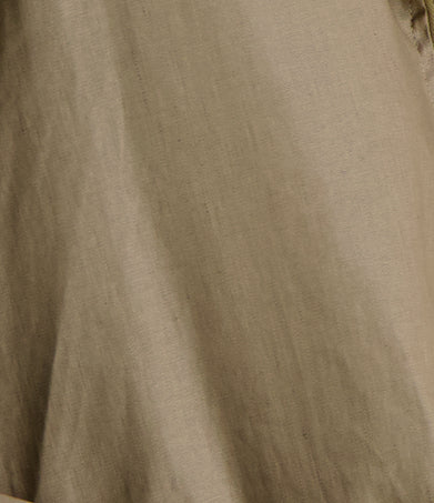 Pret Pour Partir PARKA DÉPERLANTE MINA EN LIN ENDUIT ET COTON ARGILE