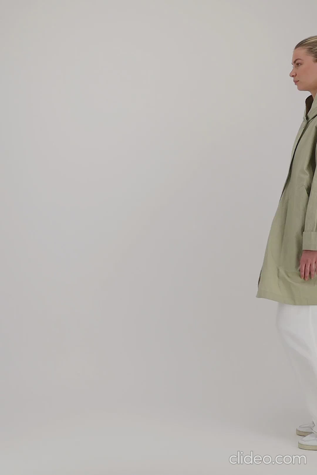 Pret Pour Partir PARKA DÉPERLANTE PAOLA EN LIN ENDUIT Et COTON SABLE