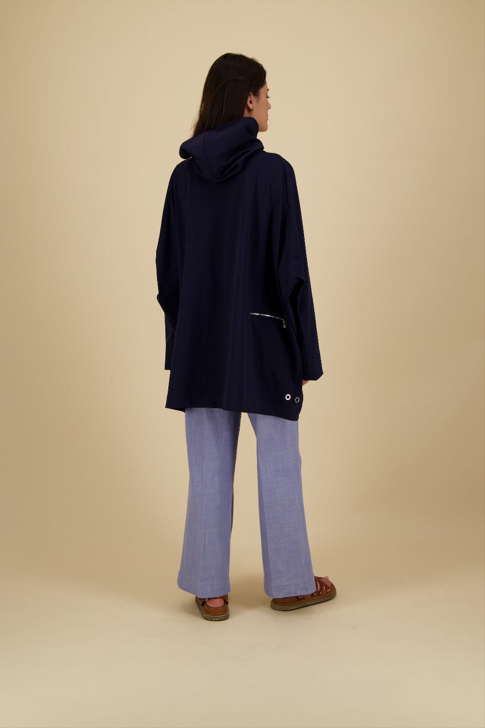 Pret Pour Partir PARKA DÉPERLANTE PAOLA EN POLYAMIDE BISTRETCH NAVY
