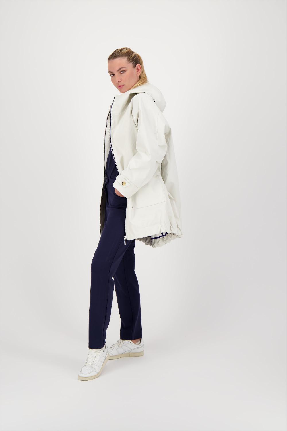 Pret Pour Partir PARKA IMPERMÉABLE CAPRI EN COTON GOMMÉ CIMENT
