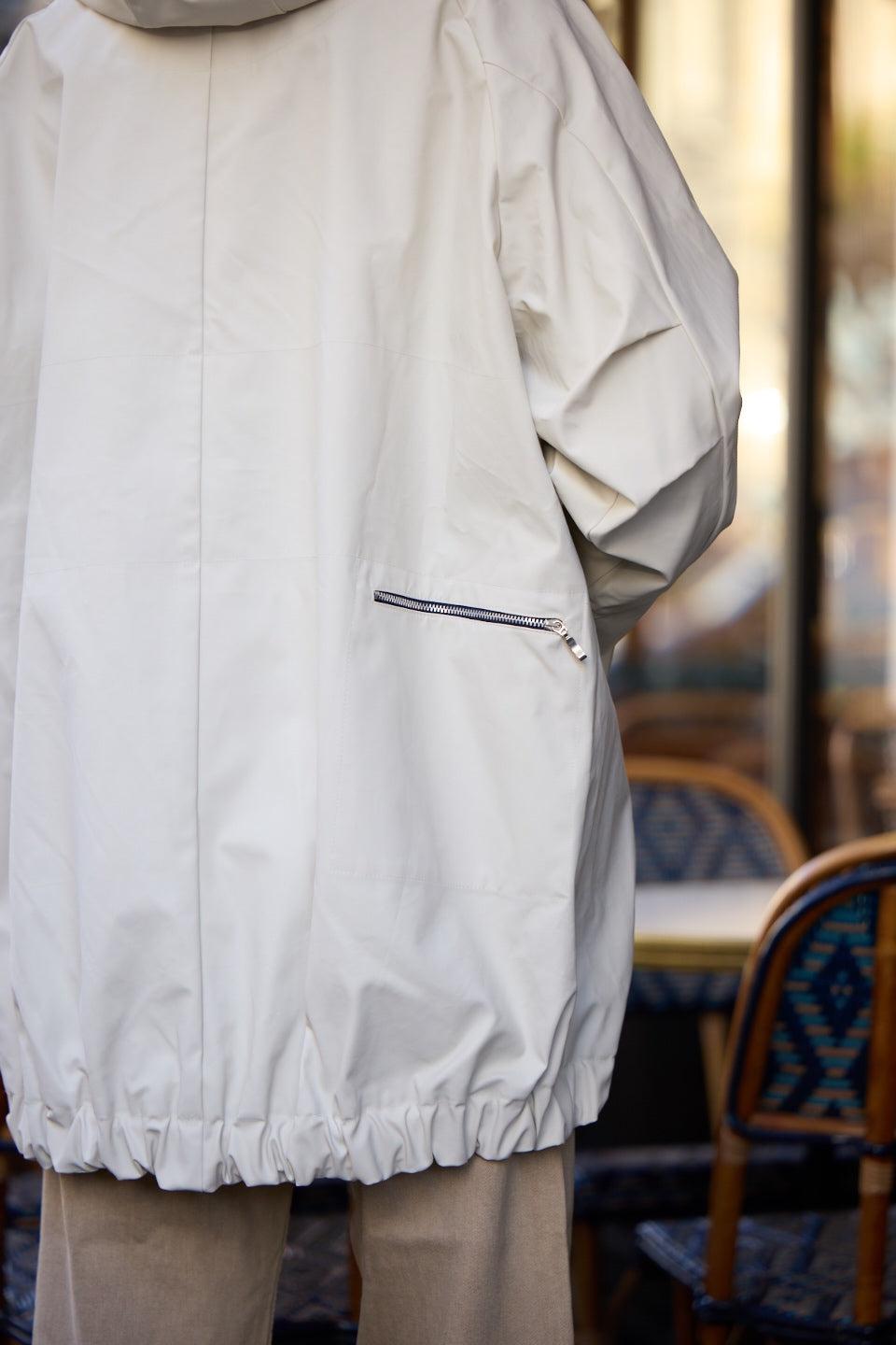 Pret Pour Partir PARKA IMPERMÉABLE CAPRI EN COTON GOMMÉ CIMENT