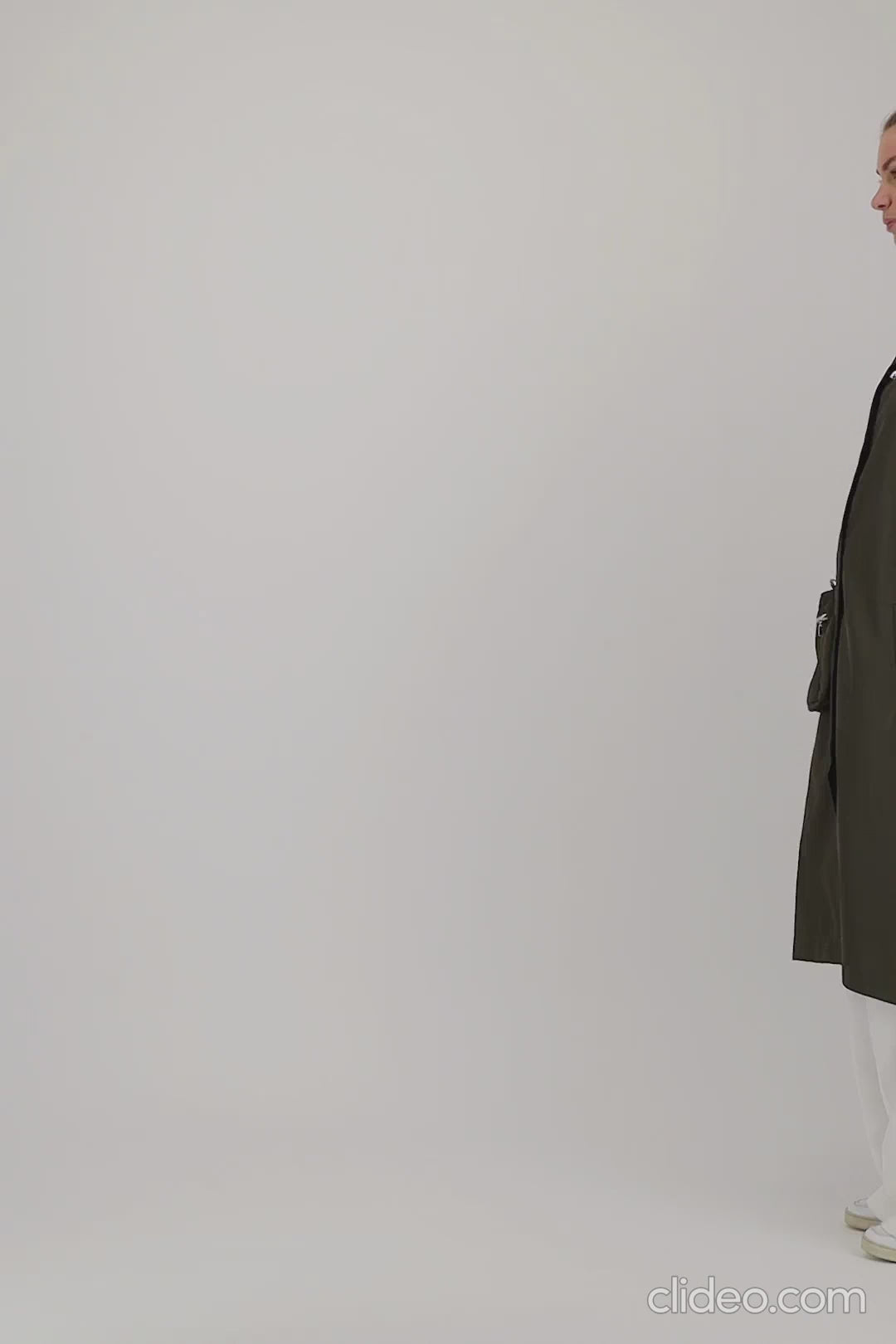 Pret Pour Partir PARKA IMPERMÉABLE ZELIE EN POLYAMIDE ET COTON KAKI