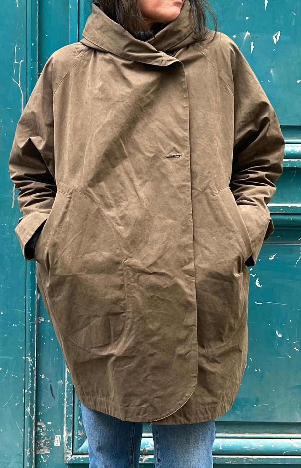 Pret Pour Partir PARKA PAOLA En Coton Imperméable Coloris Bronze