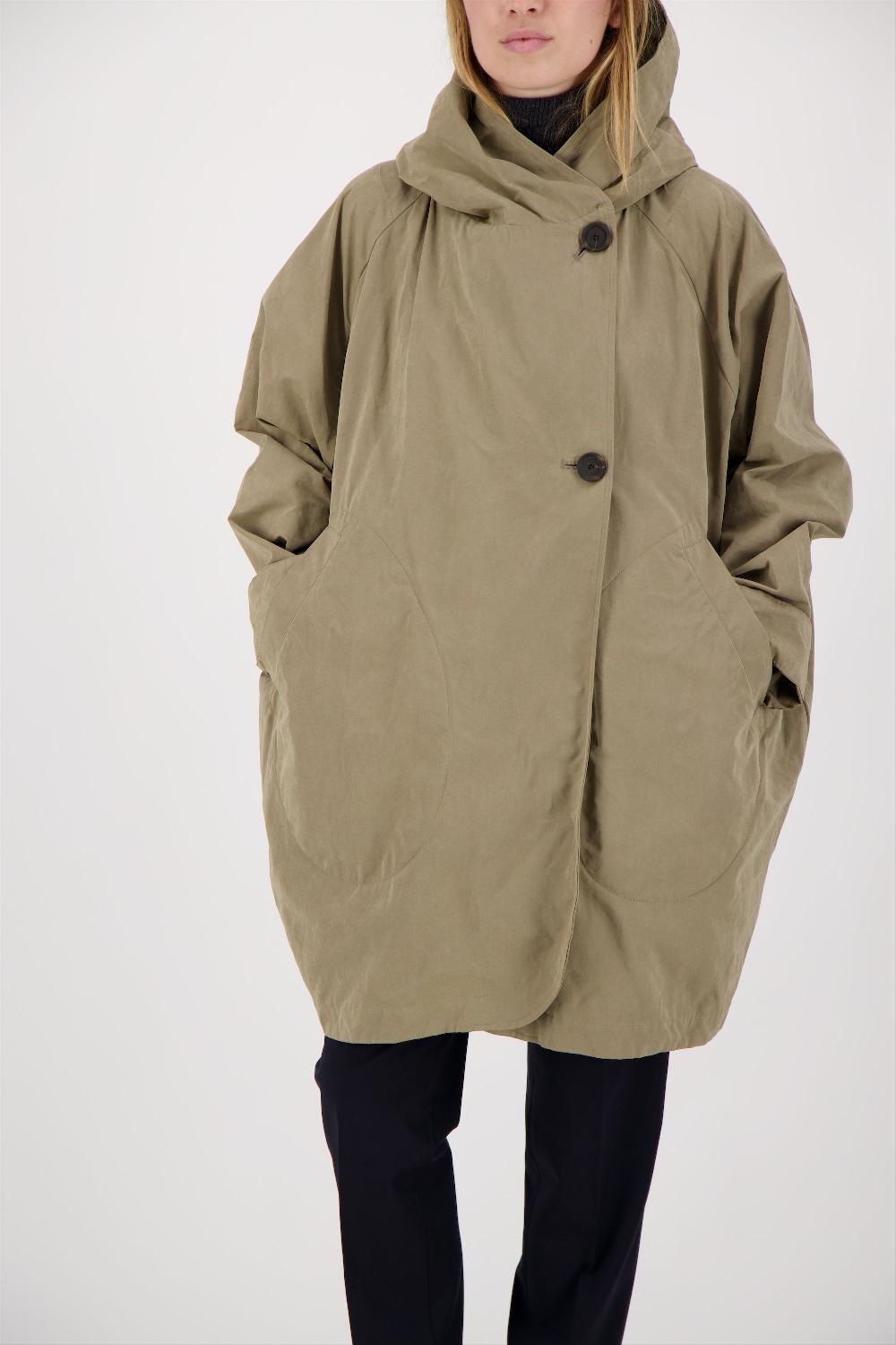 Pret Pour Partir PARKA PAOLA En Coton Imperméable Coloris Taupe