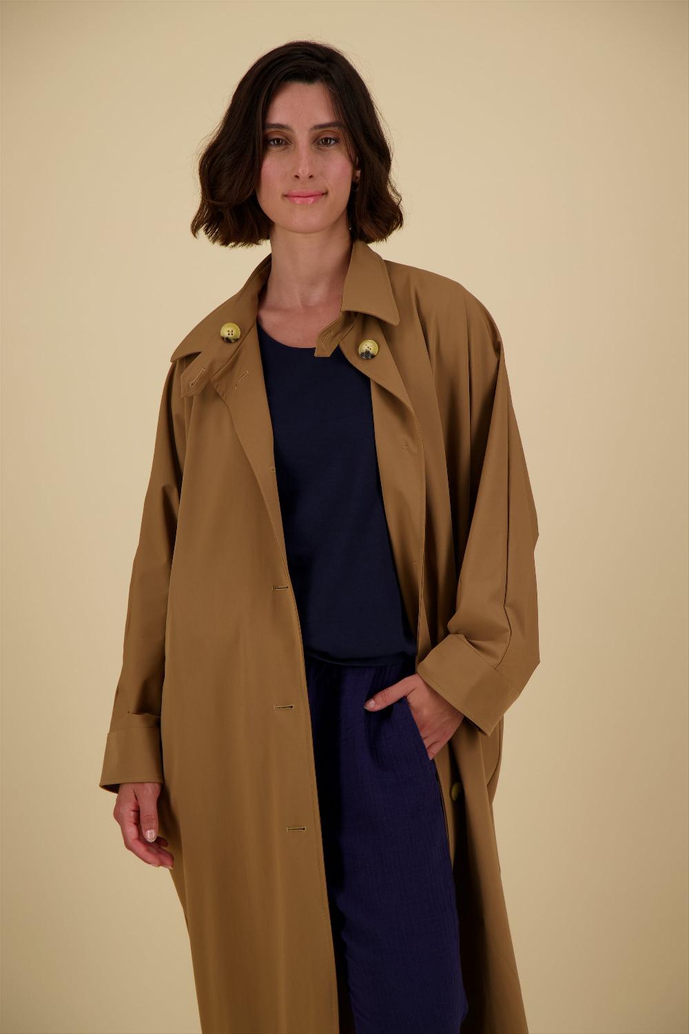 Pret Pour Partir TRENCH DÉPERLANT VICTORIA EN POLYAMIDE BISTRETCH CARAMEL