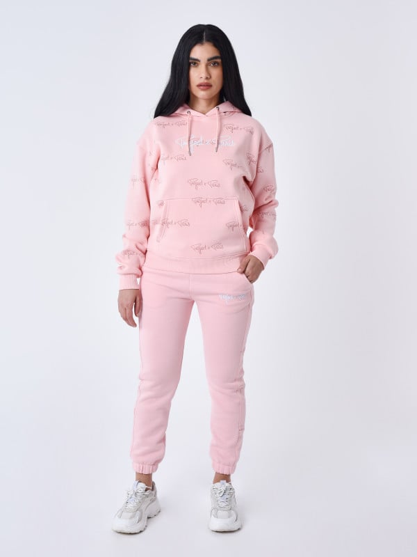 project x paris Bas de jogging à bandes all over signature