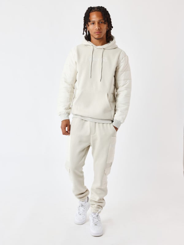 project x paris Bas de jogging à empiècement bimatière