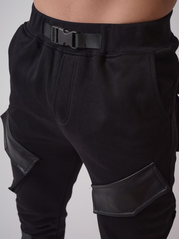 Project X Paris Bas De Jogging Avec Détail Cuir Et Sangle