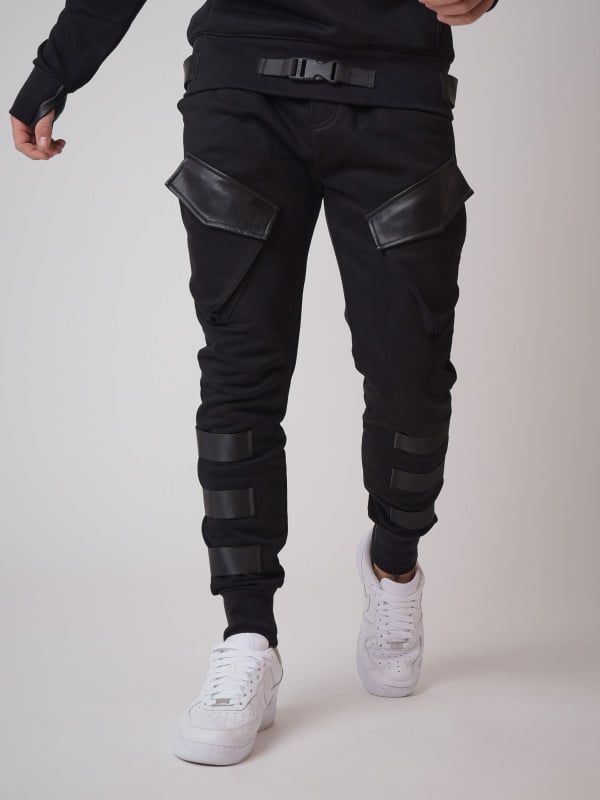 Project X Paris Bas De Jogging Avec Détail Cuir Et Sangle