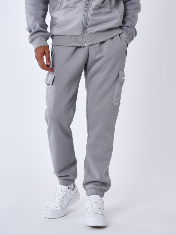 project x paris Bas de jogging avec empiècement bimatière