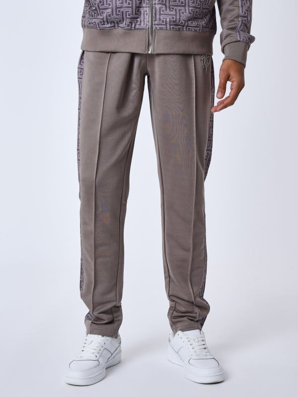 Project X Paris Bas De Jogging Band All Over Labyrinthe