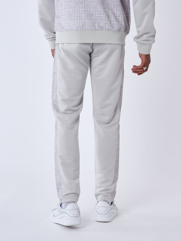 Project X Paris Bas De Jogging Band All Over Labyrinthe