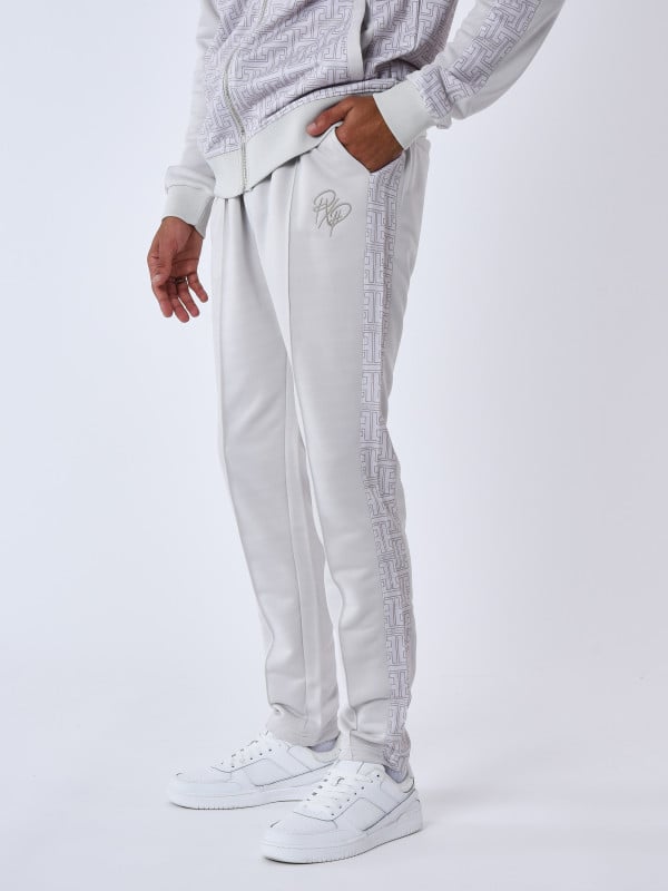 Project X Paris Bas De Jogging Band All Over Labyrinthe