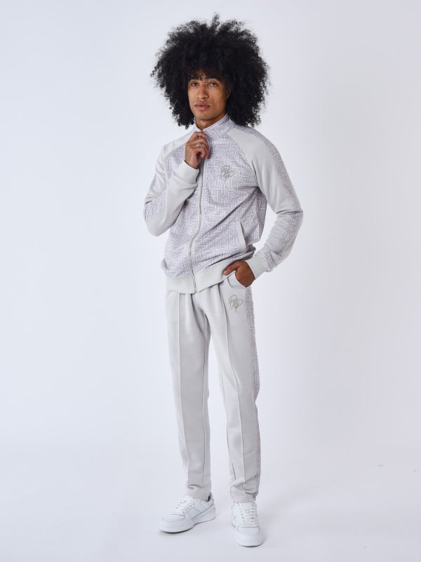 project x paris Bas de jogging Band all over labyrinthe