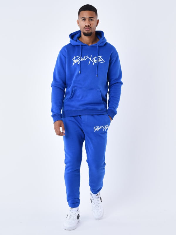 Project X Paris Bas De Jogging Basic Full Logo Broderie
