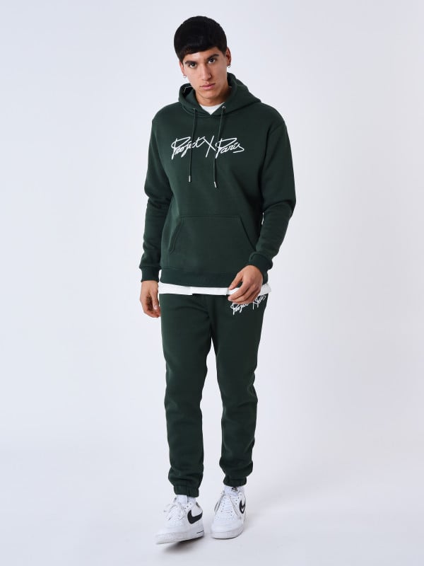 Project X Paris Bas De Jogging Basic Full Logo Broderie