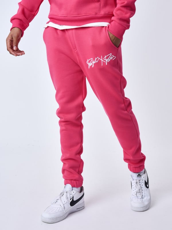 Project X Paris Bas De Jogging Basic Full Logo Broderie