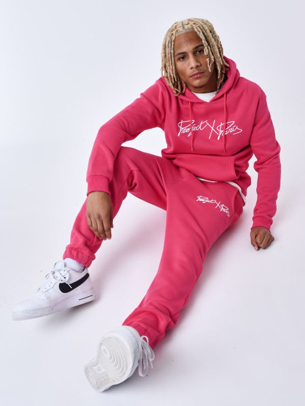 project x paris Bas de jogging basic full logo broderie