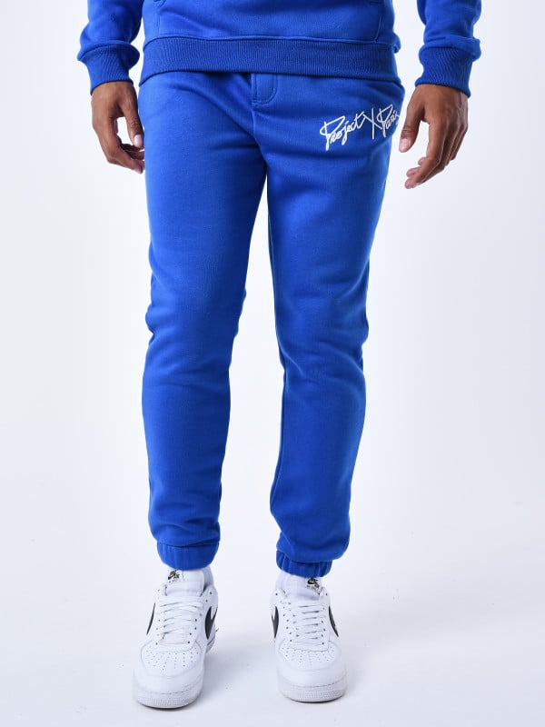 Project X Paris Bas De Jogging Basic Full Logo Broderie