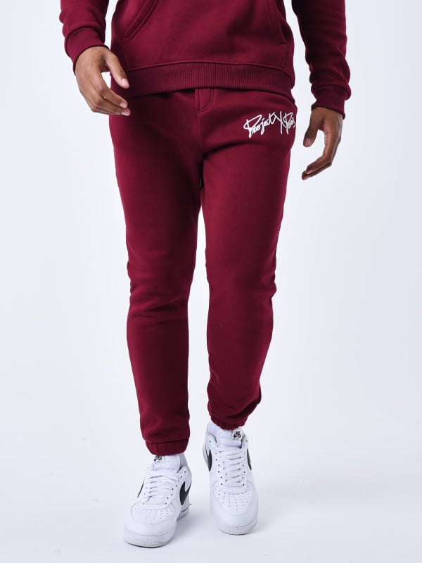 Project X Paris Bas De Jogging Basic Full Logo Broderie