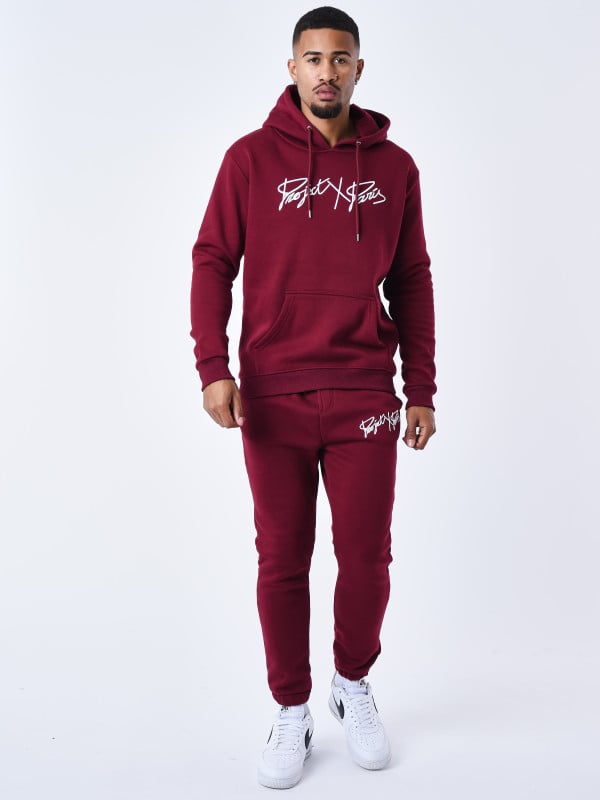 Project X Paris Bas De Jogging Basic Full Logo Broderie