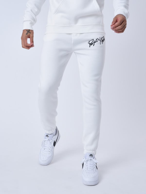 project x paris Bas de jogging basic full logo broderie