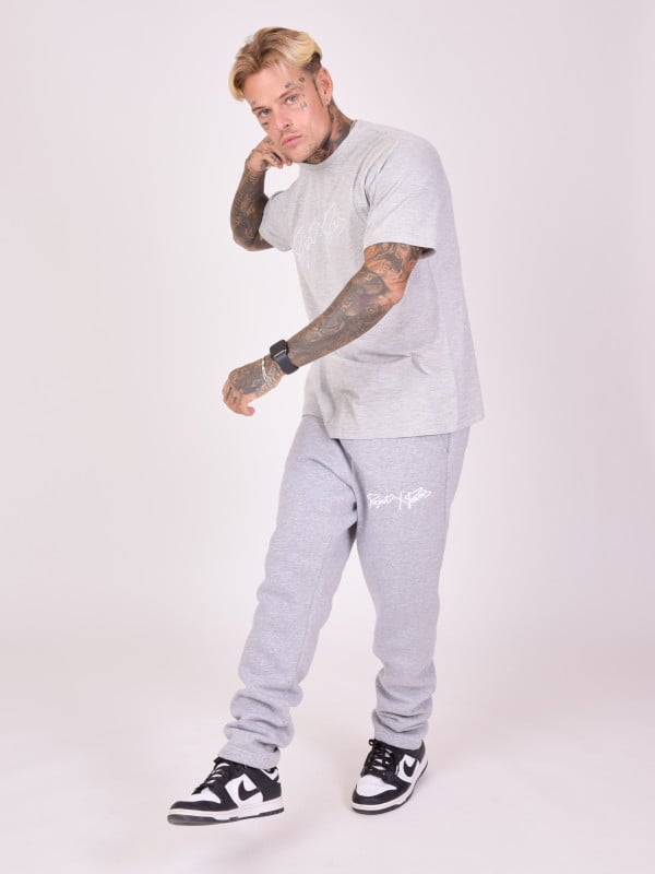 Project X Paris Bas De Jogging Basic Full Logo Broderie