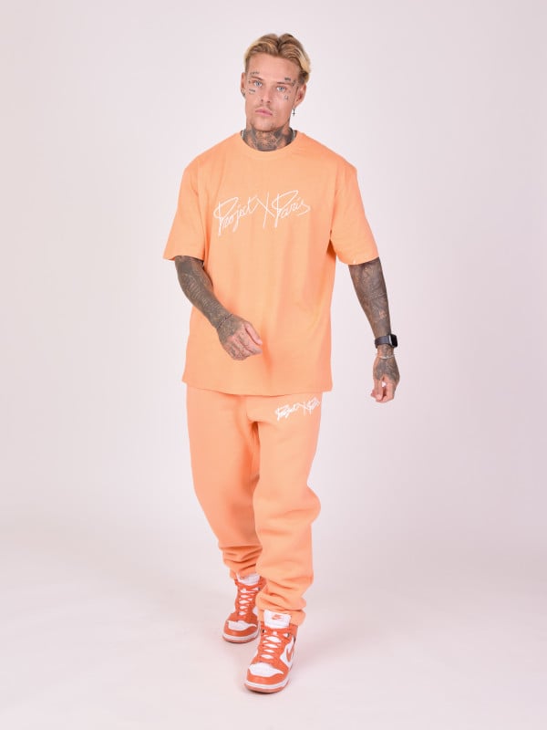Project X Paris Bas De Jogging Basic Full Logo Broderie