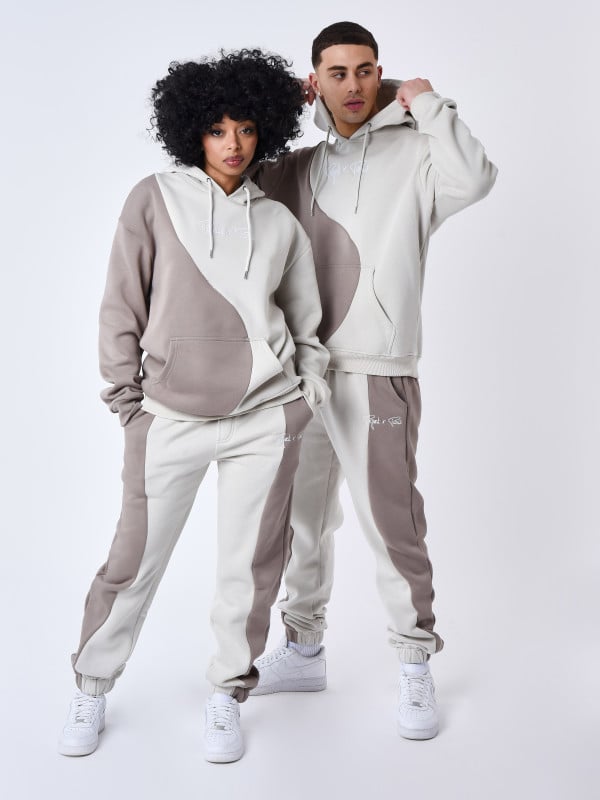 project x paris Bas de jogging bicolore style vague