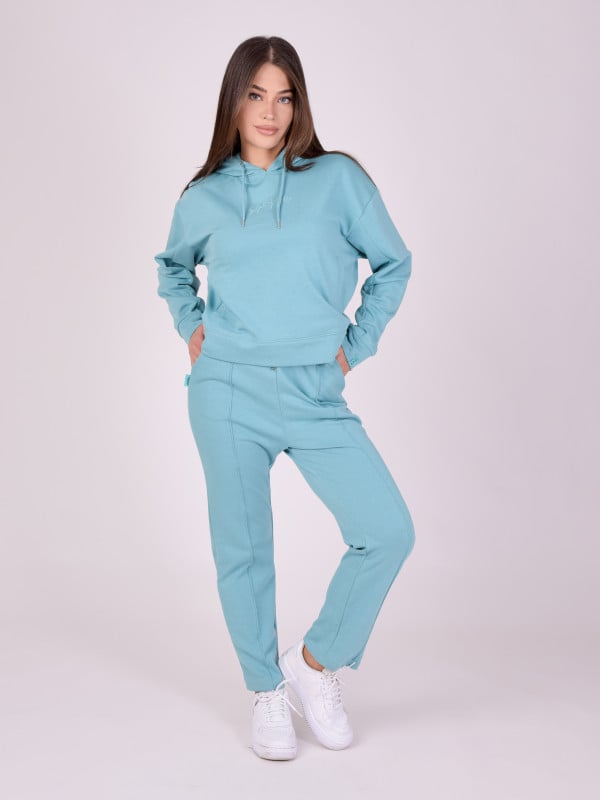 Project X Paris Bas De Jogging Broderie Logo Ton Sur Ton