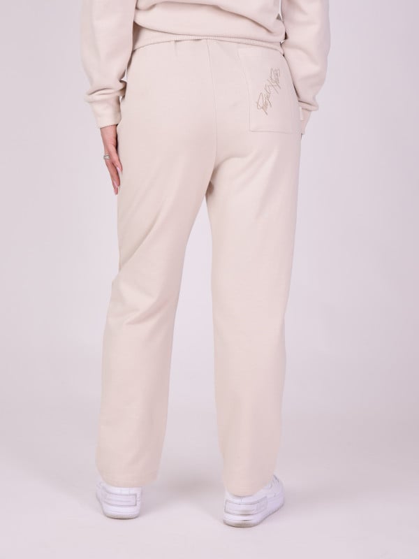 Project X Paris Bas De Jogging Broderie Logo Ton Sur Ton