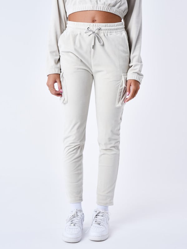 Project X Paris Bas De Jogging Cargo En Velours Signature
